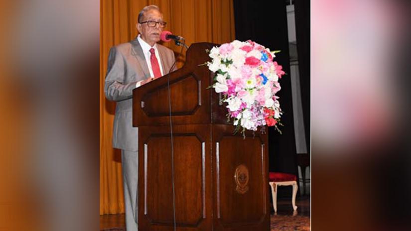 President M Abdul Hamid called upon the Bench adjudicates and Bar advocates to work in a coordinated way to fulfill people’s expectations. PHOTO: BSS