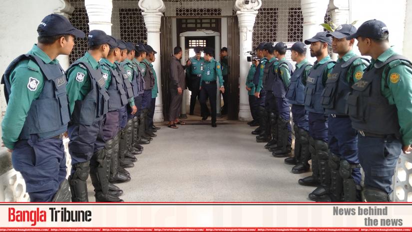 Security beefed up at the Appellate Division of the Supreme Court on Thursday (Dec 12,2019).
