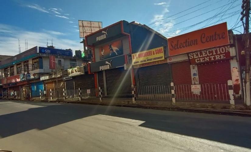 Shillong looks like this on on Dec 12, 2019 due to partially imposed curfew. TWITTER