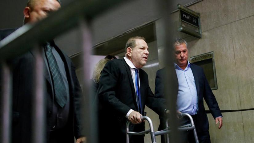 Film producer Harvey Weinstein exits the courtroom at the New York Supreme Court in New York, US, Dec 11, 2019. REUTERS