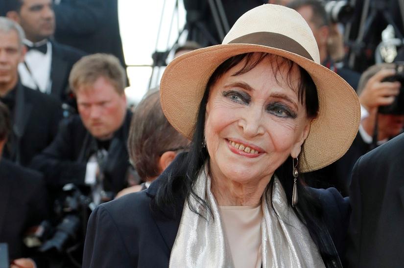 FILE PHOTO: 71st Cannes Film Festival - Opening ceremony and screening of the film `Everybody Knows` (Todos lo saben) in competition - Red Carpet Arrivals - Cannes, France, May 8, 2018 - Anna Karina arrives. REUTERS