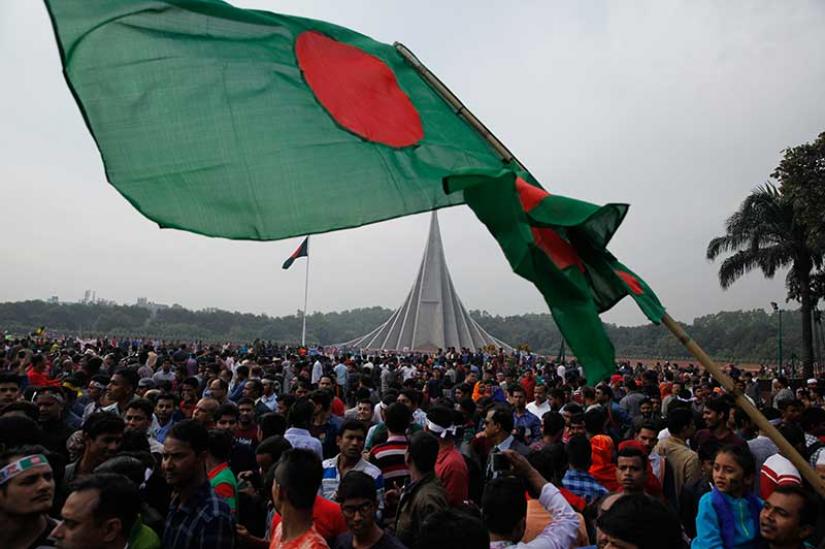 File photo shows victory day celebrations at the National Memorial at Savar in Dhaka. Mahmud Hossain Opu