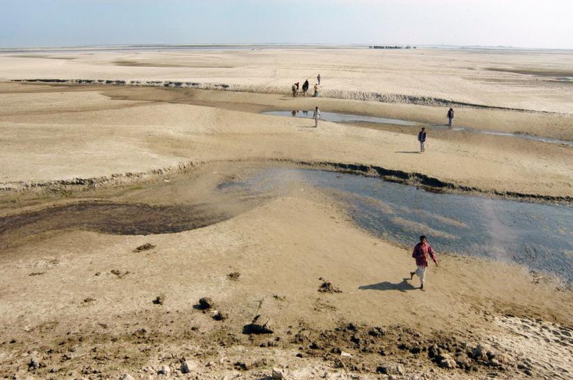 The once mighty Brahmaputra is impossible to recognize in Nilphamari FILE PHOTO