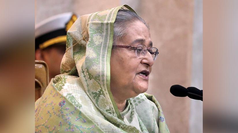 Prime Minister Sheikh Hasina was addressing senior police officers at Shapla Hall of the Prime Minister’s Office (PMO) on the occasion of the Police Week-2020 on Monday (Jan 6). FOCUS BANGLA