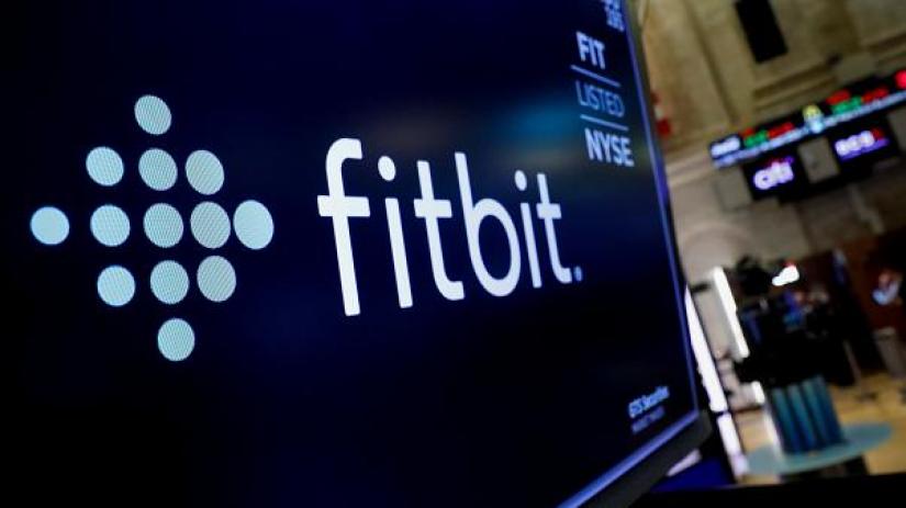File photo shows Fitbit logo