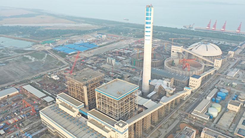 Electricity production in Payra Thermal Power Plant goes in test-run on Monday (Jan 13). The picture was taken on Jan 13, 2020.