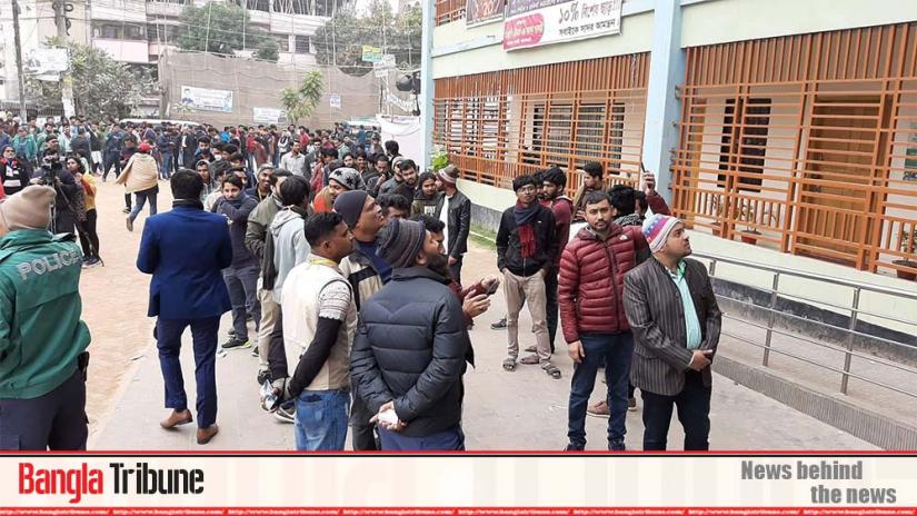 Voters queued in Chattogram-8 by-polls.