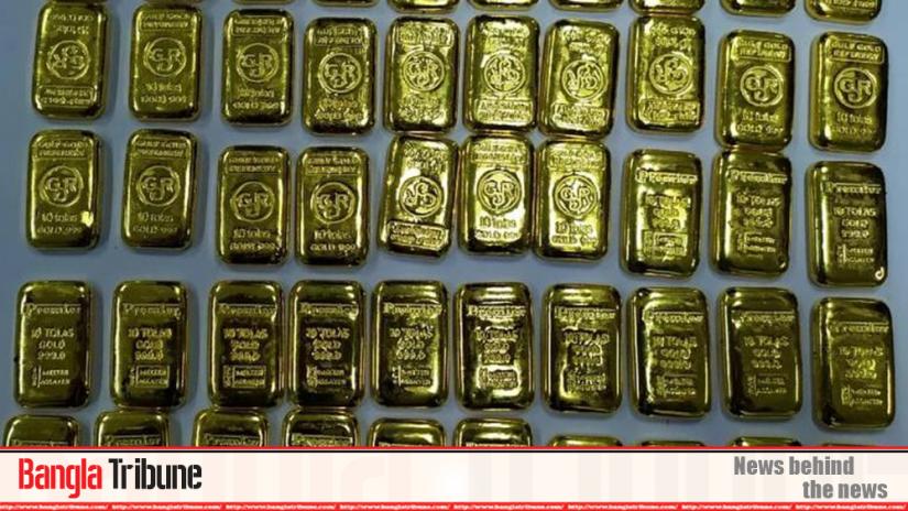 Seized 50 gold bars at Shah Amanat International Airport on Sunday (Jan 19).
