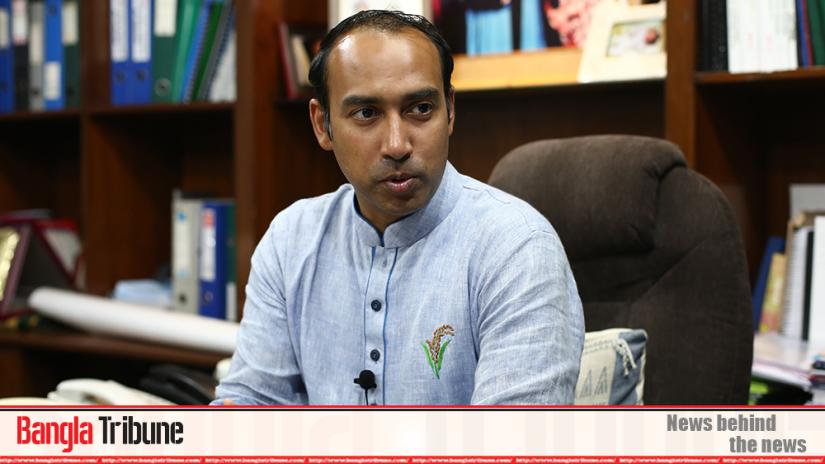 BNP mayor aspirant for Dhaka North City Corporation Tabith Awa during an exclusive interview with Bangla Tribune. PHOTO/Nashirul Islam