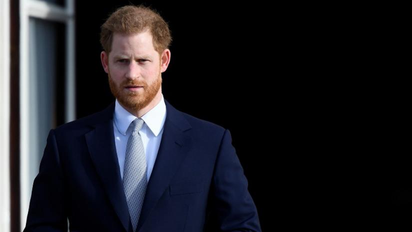 FILE PHOTO: Britain`s Prince Harry attends a rugby event at the Buckingham Palace gardens in London, Britain Jan 16, 2020. REUTERS