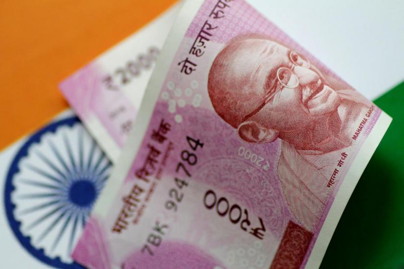 FILE PHOTO: An India Rupee note is seen in this illustration photo Jun 1, 2017. REUTERS