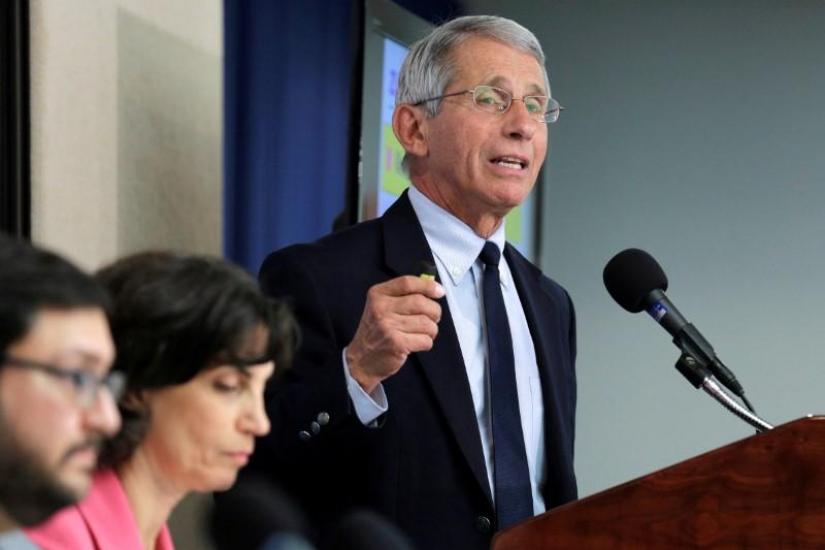 Dr. Anthony Fauci, director of the National Institute of Allergy and Infectious Diseases at the National Institutes of Health speaks to the media about the Zika virus in Washington, U.S., August 11, 2016. REUTERS/File Photo