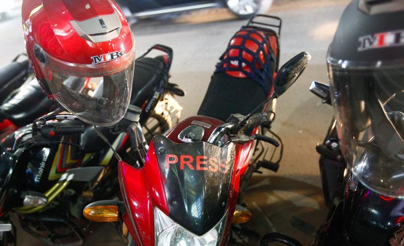 Journalists cleared to use motor bikes during polls. FILE PHOTO/Mehedi Hasan