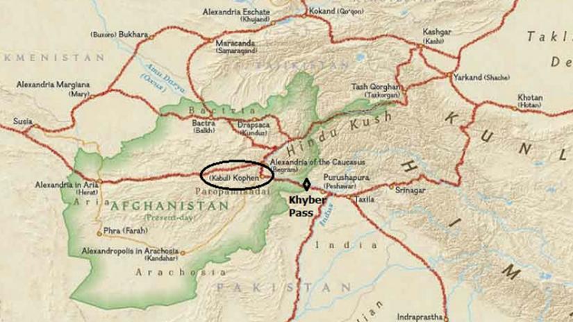 Pakistan-Afghan border. File Map