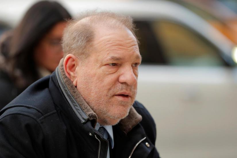 FILE PHOTO: Film producer Harvey Weinstein arrives at New York Criminal Court for his sexual assault trial in the Manhattan borough of New York City, New York, US, Jan 29, 2020. REUTERS