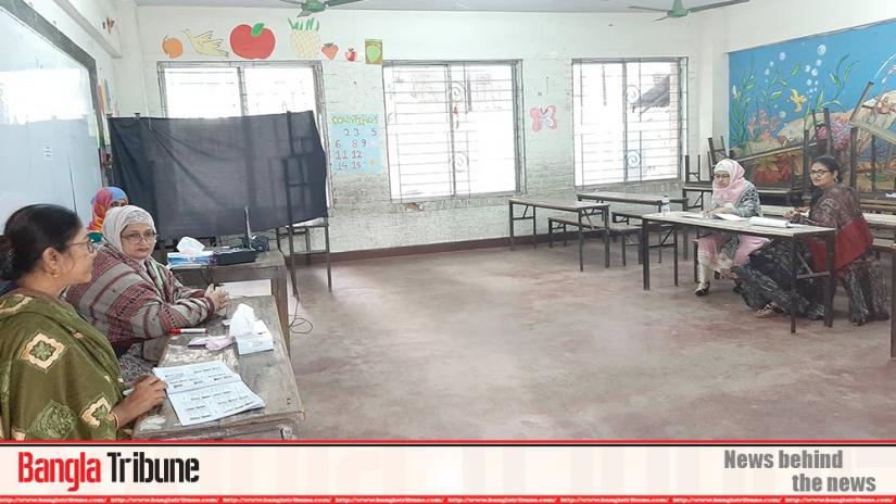 Dhaka polling centre