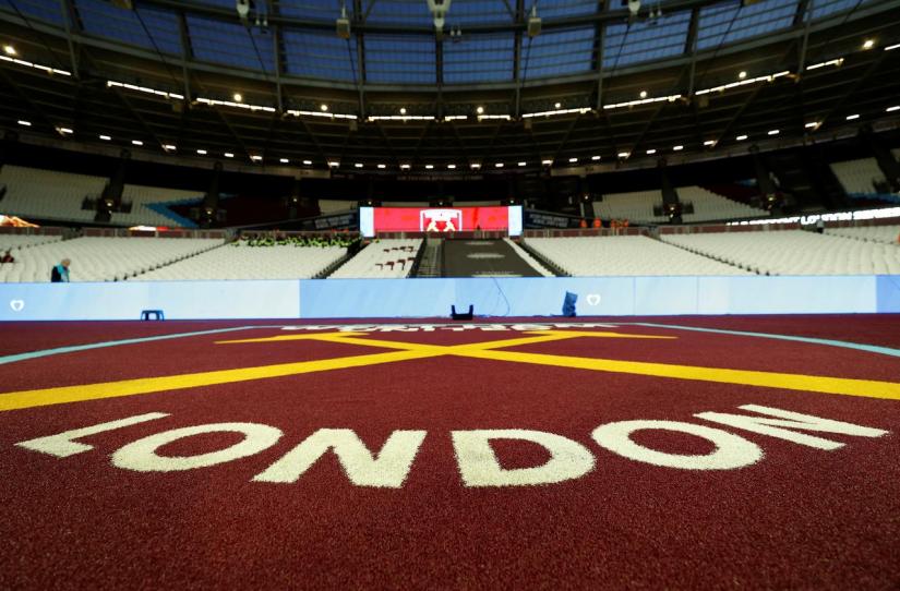FILE PHOTO: Soccer Football - Premier League - West Ham United v Liverpool - London Stadium, London, Britain - January 29, 2020 General view inside the stadium before the match Action Images via Reuters