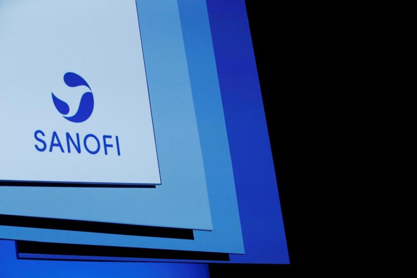 FILE PHOTO: A logo of Sanofi is pictured during the company`s shareholders meeting in Paris, France, Apr 30, 2019. REUTERS